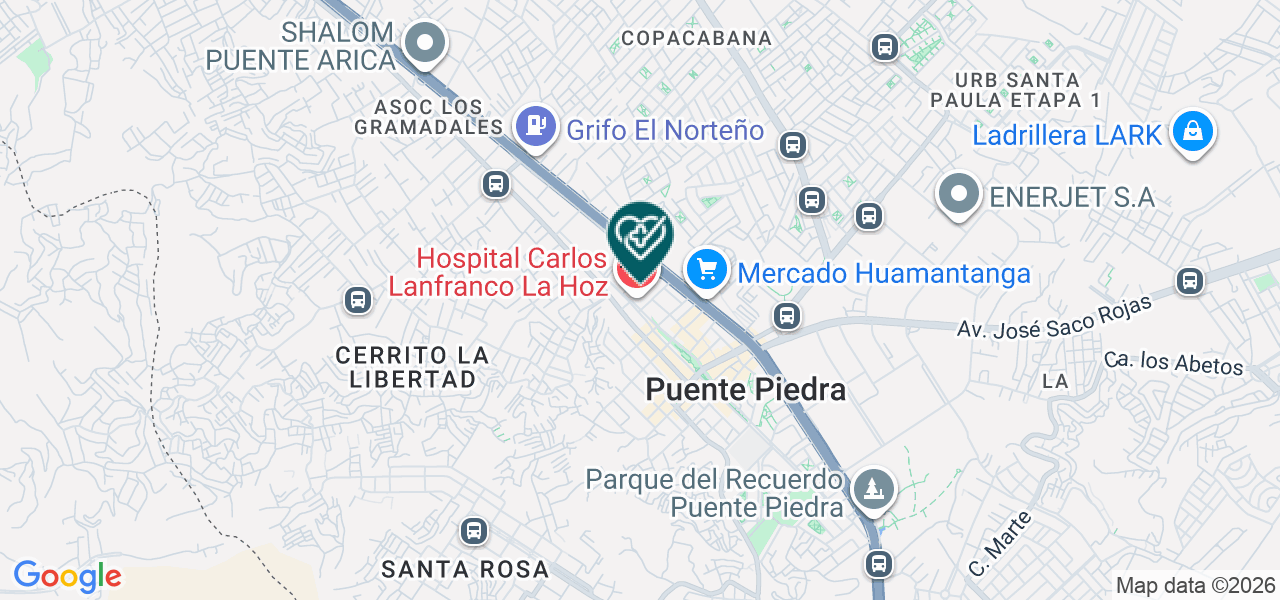 Mapa de Consultorio Medico Obstetrico Generacion