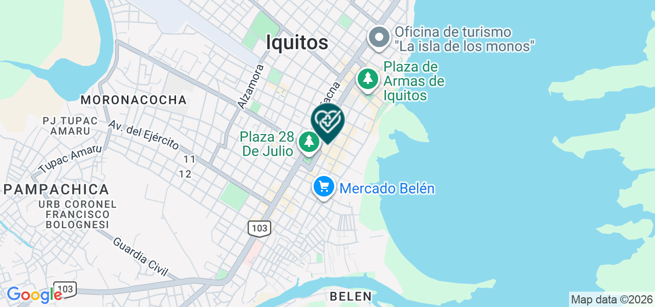 Mapa de Centro Odontologico Dentilor