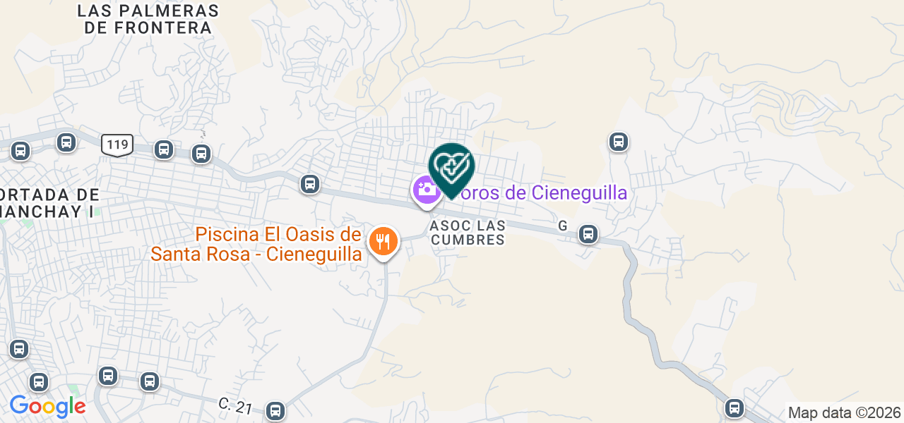 Mapa de Dental Lifer