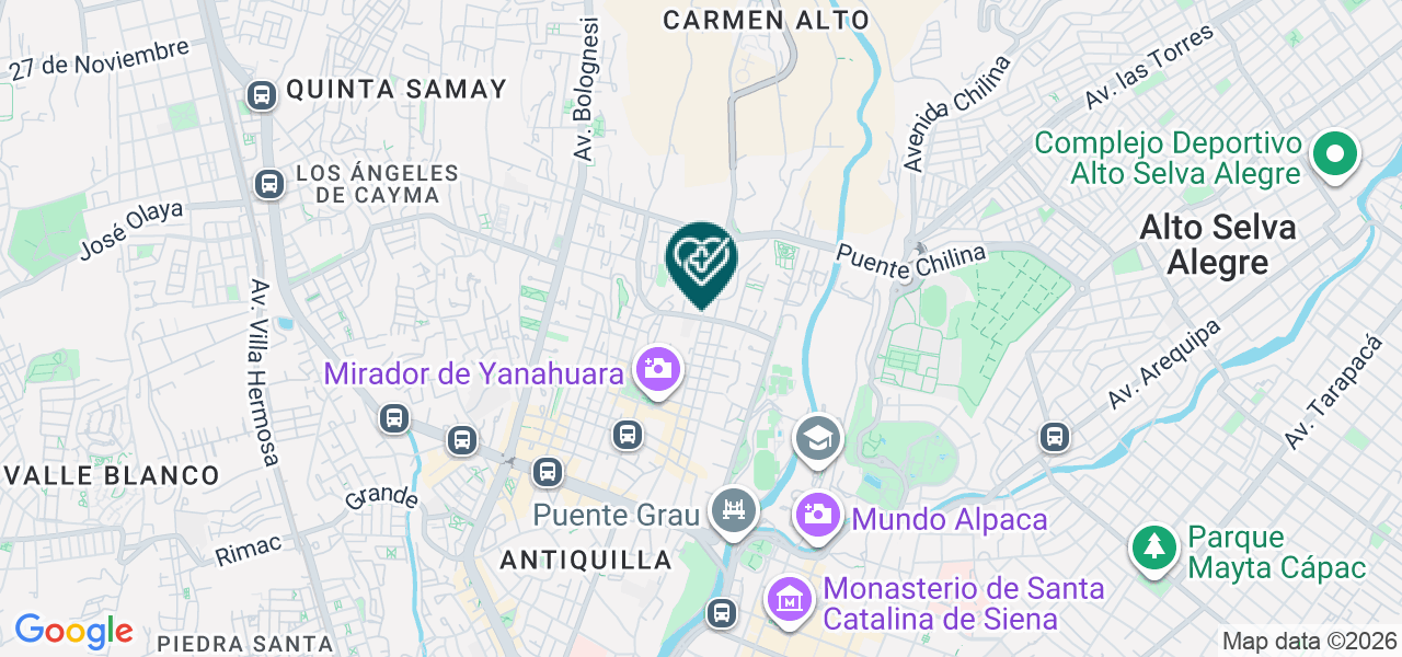 Mapa de Nova Clinica Quirurgica