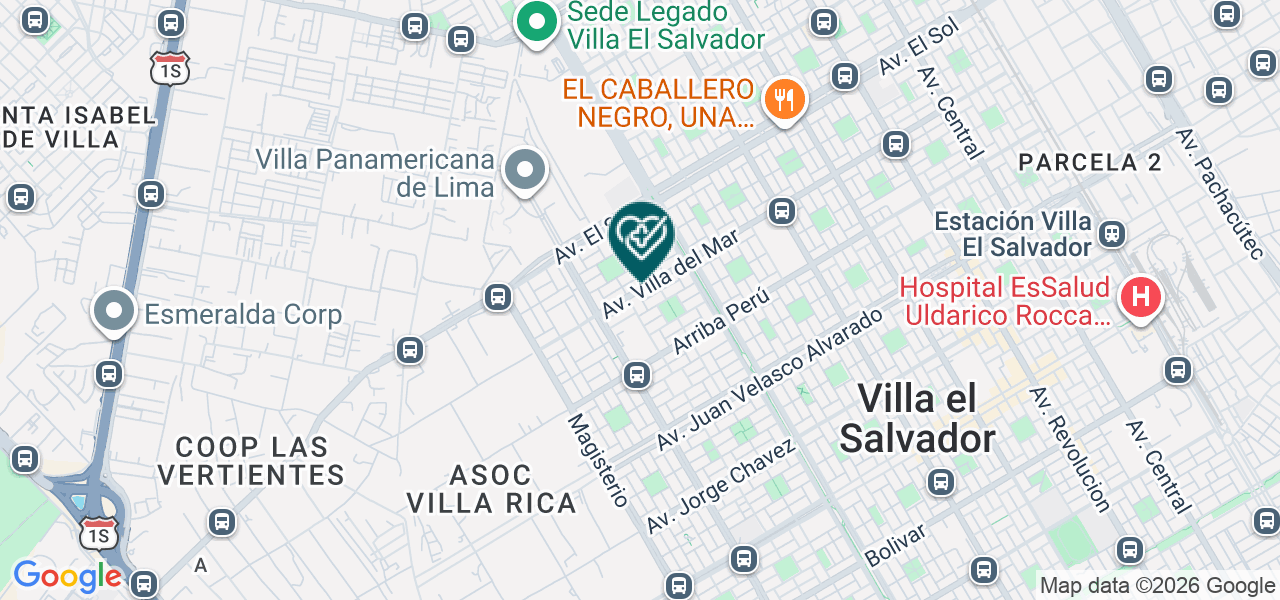 Mapa de Salud Dental Odontología Integral E.I.R.L