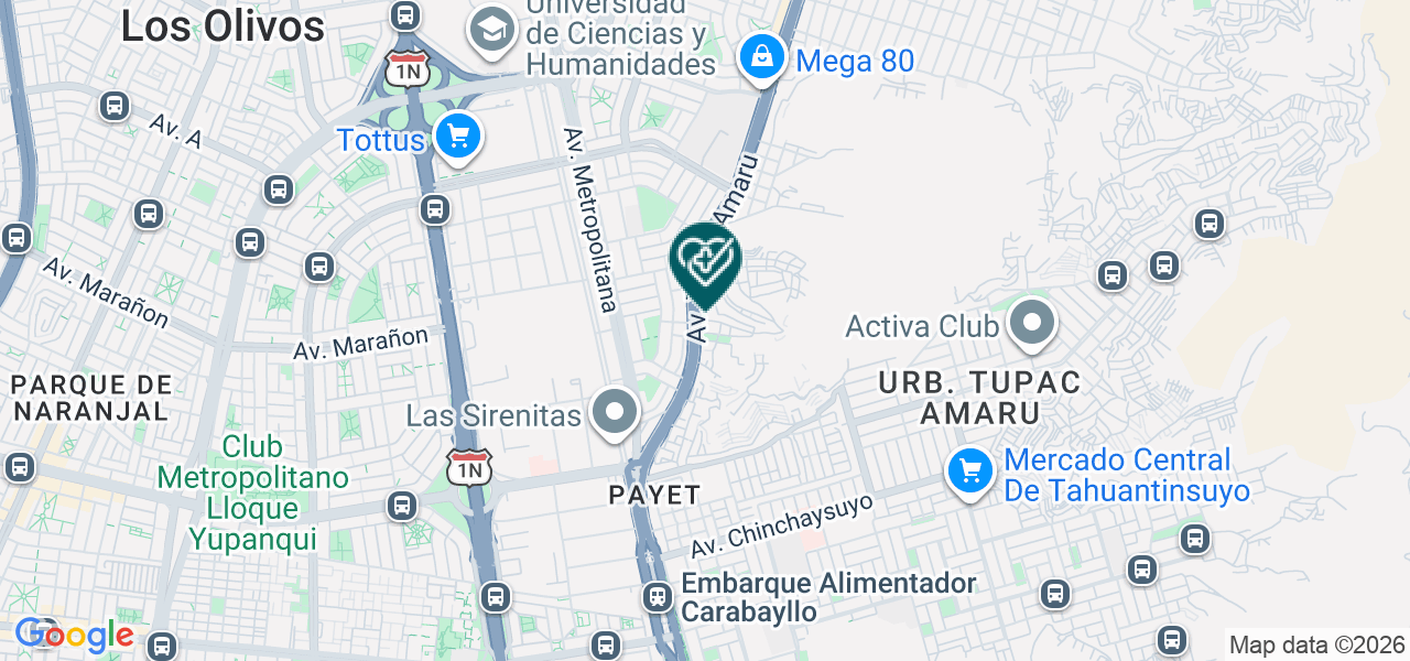 Mapa de Consultorio Medico Jesus Nazareno