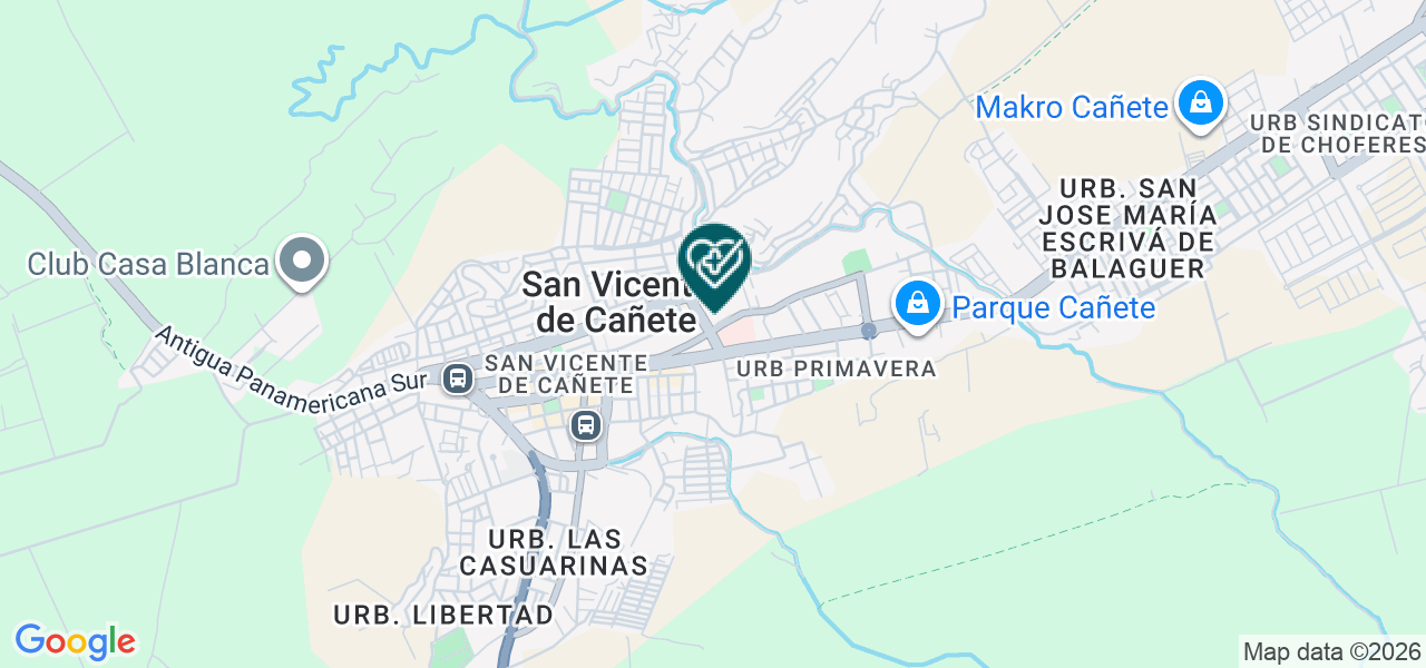Mapa de Centro Medico Lablumar