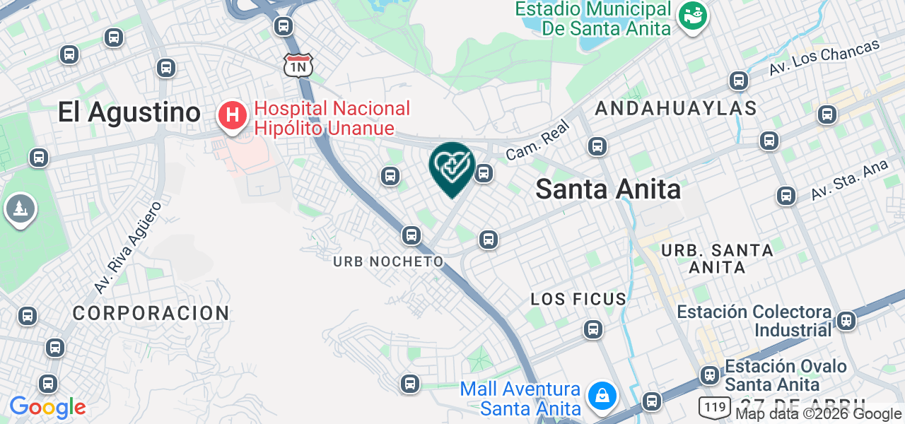 Mapa de Consultorio Dental Akira