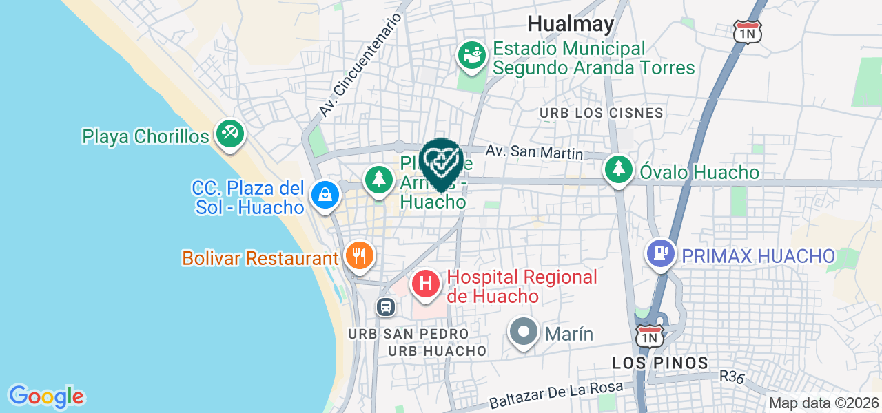 Mapa de Clínica Seguridad y Salud en el Trabajo Consultores & Auditores