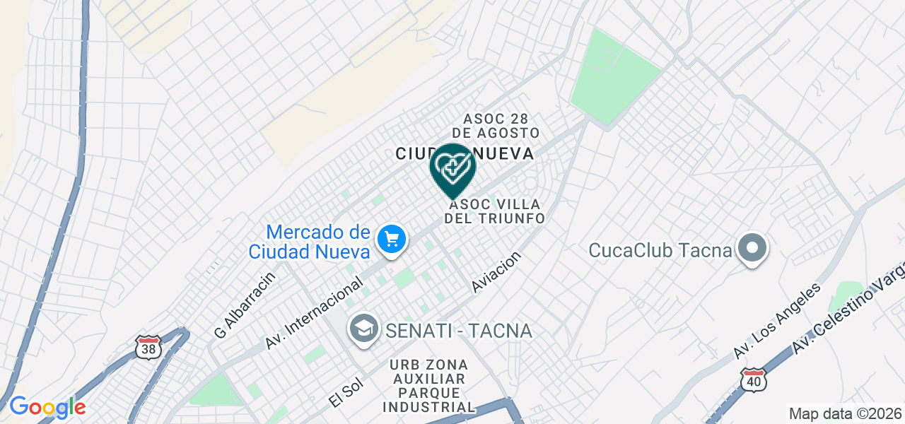 Mapa de Consultorio Odontologico Fatident