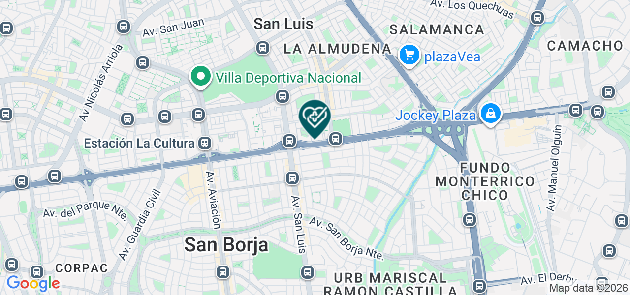Mapa de Clinica del Prado