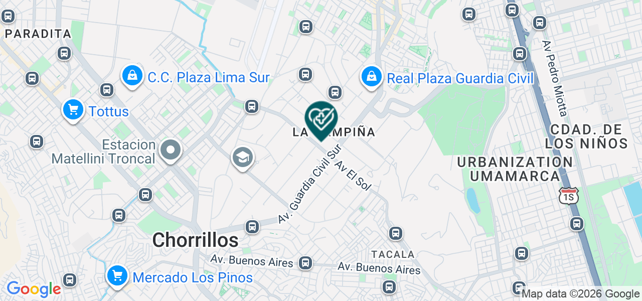 Mapa de Odontosalud