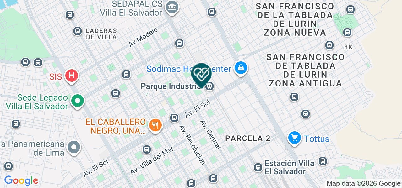 Mapa de Sonria Servicios Odontologicos
