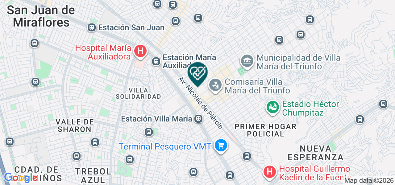 Mapa de Nsalud