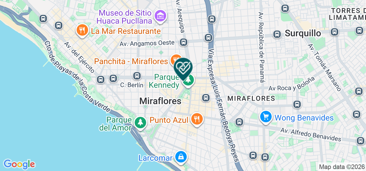 Mapa de Consultorio Odontologico y Estética Maxilofacial