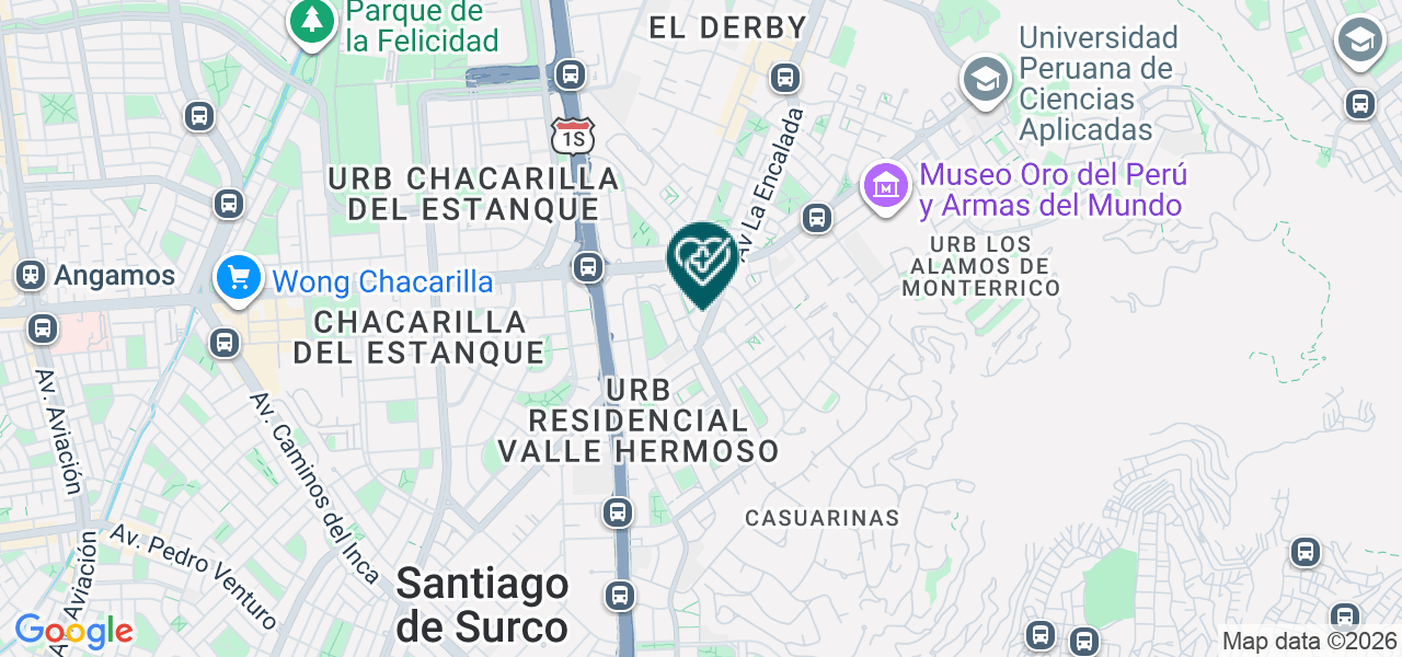 Mapa de Odontologico Borja
