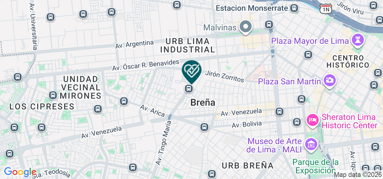 Mapa de Medicvision