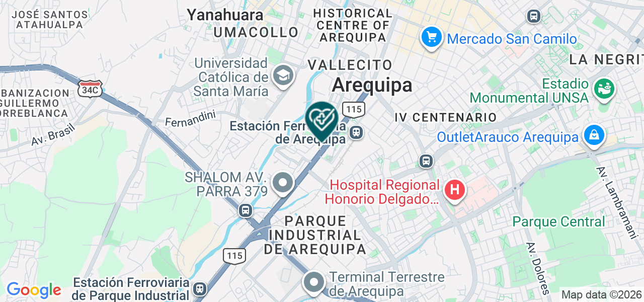 Mapa de Laboratorios Muñoz E.I.R.L