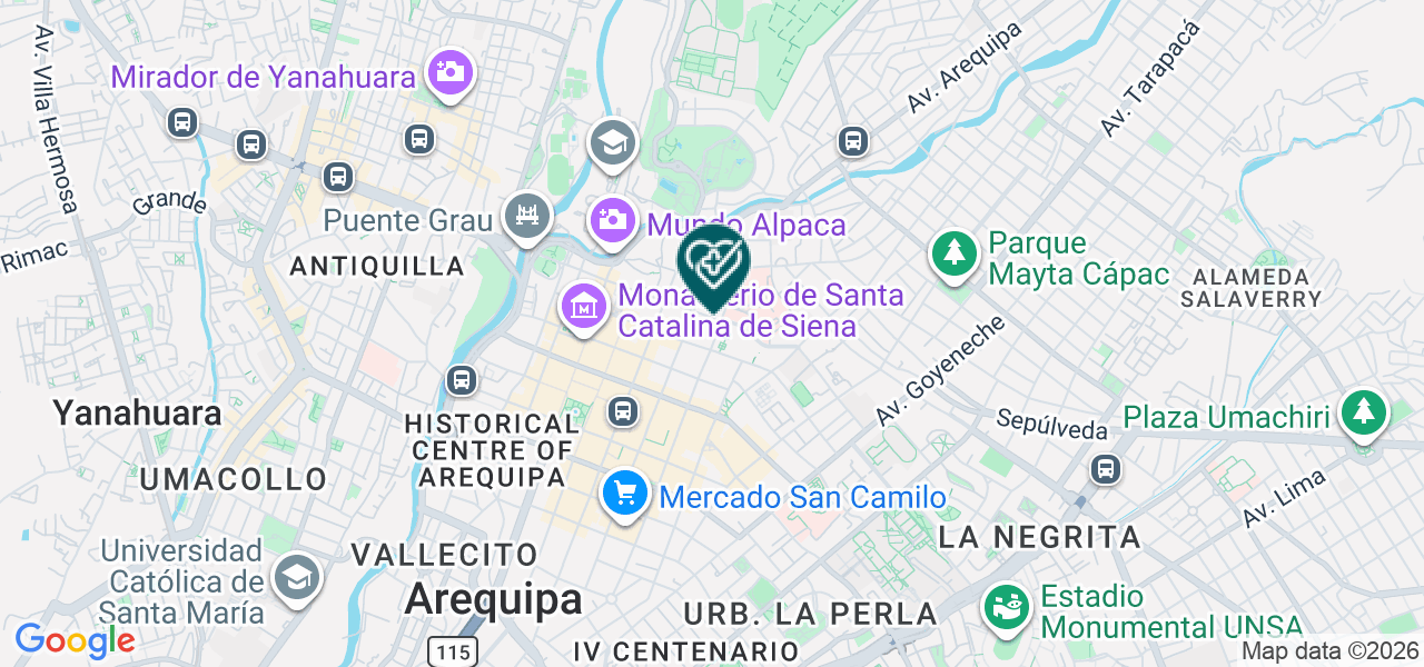 Mapa de Centro Óptico