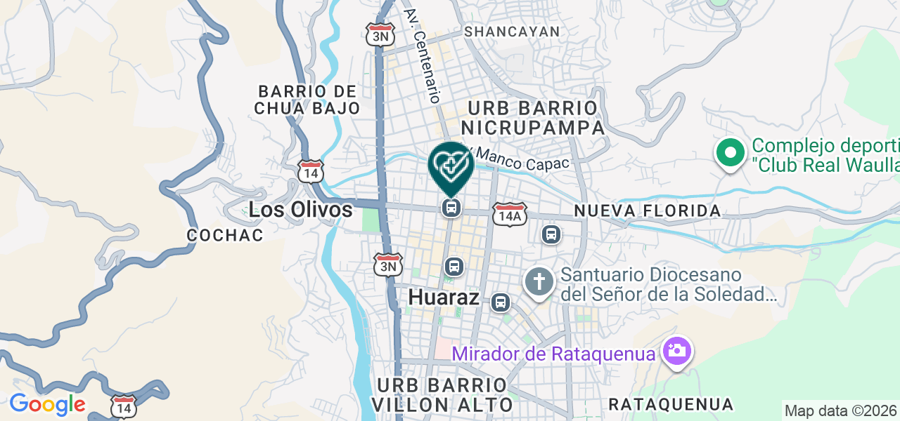 Mapa de Centro de Diagnostico Clinico Ecografico Dr Escalante EIRL