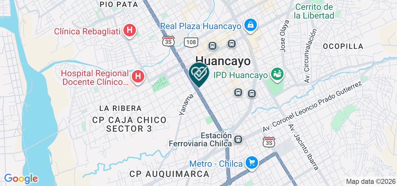 Mapa de Sonrie Odontologia Integral