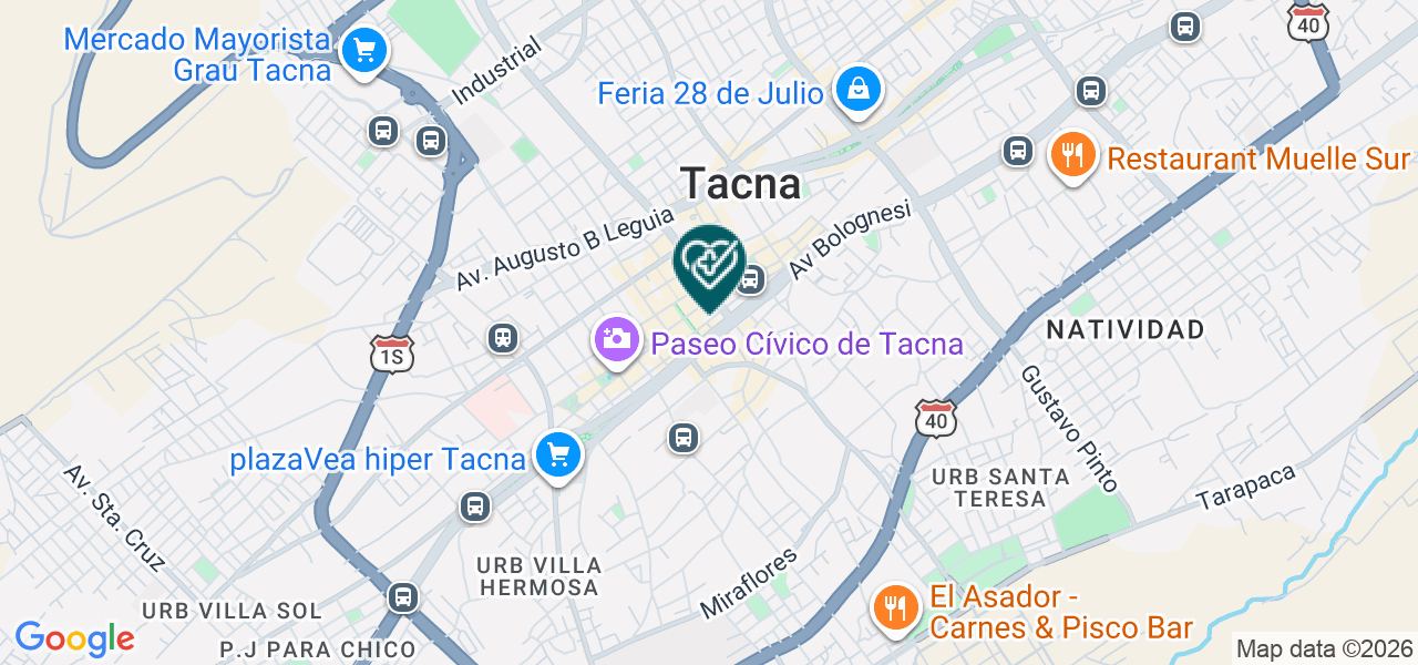 Mapa de Consultorio Odontológico "spa Premiers