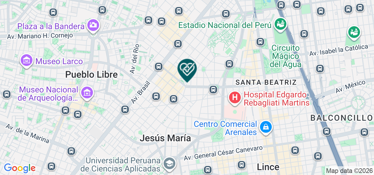 Mapa de Clinica Dental Luren