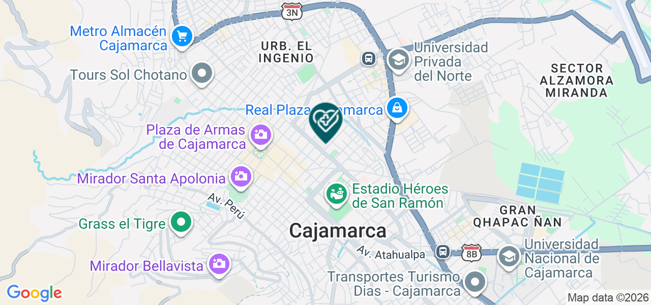 Mapa de Dental Ventura