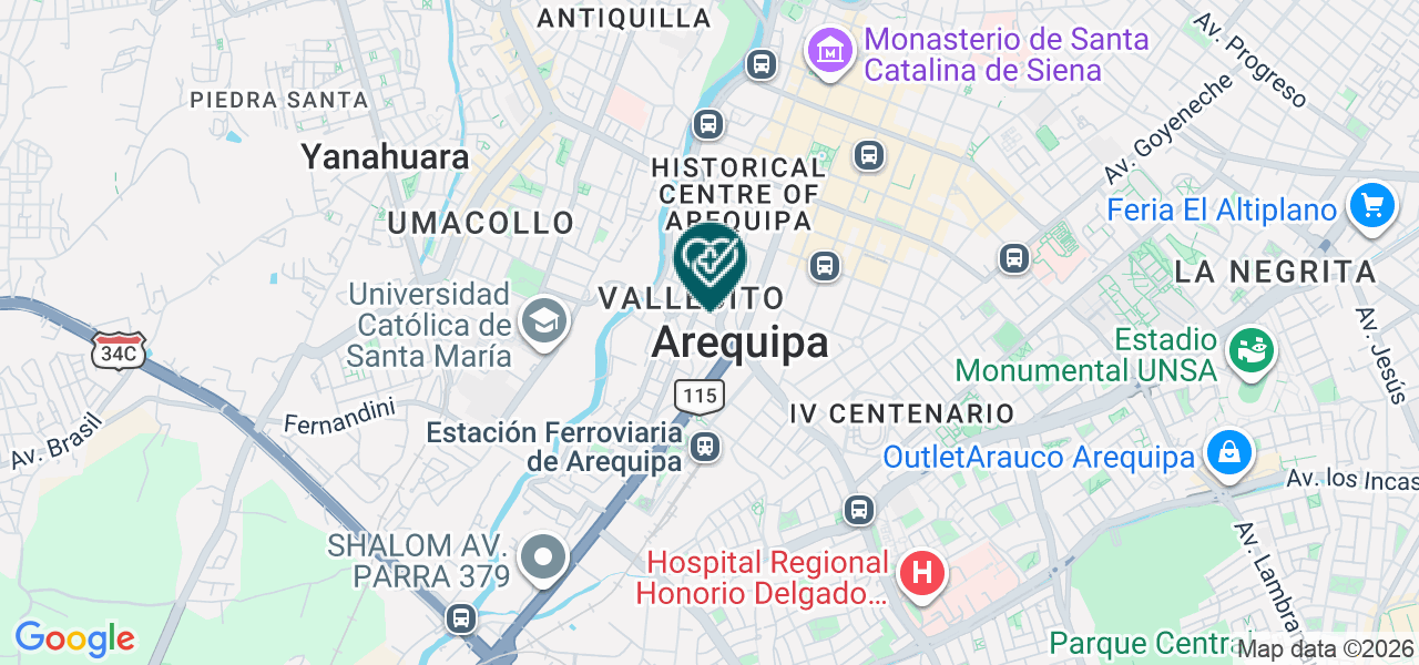 Mapa de Consultorio de Psicologia