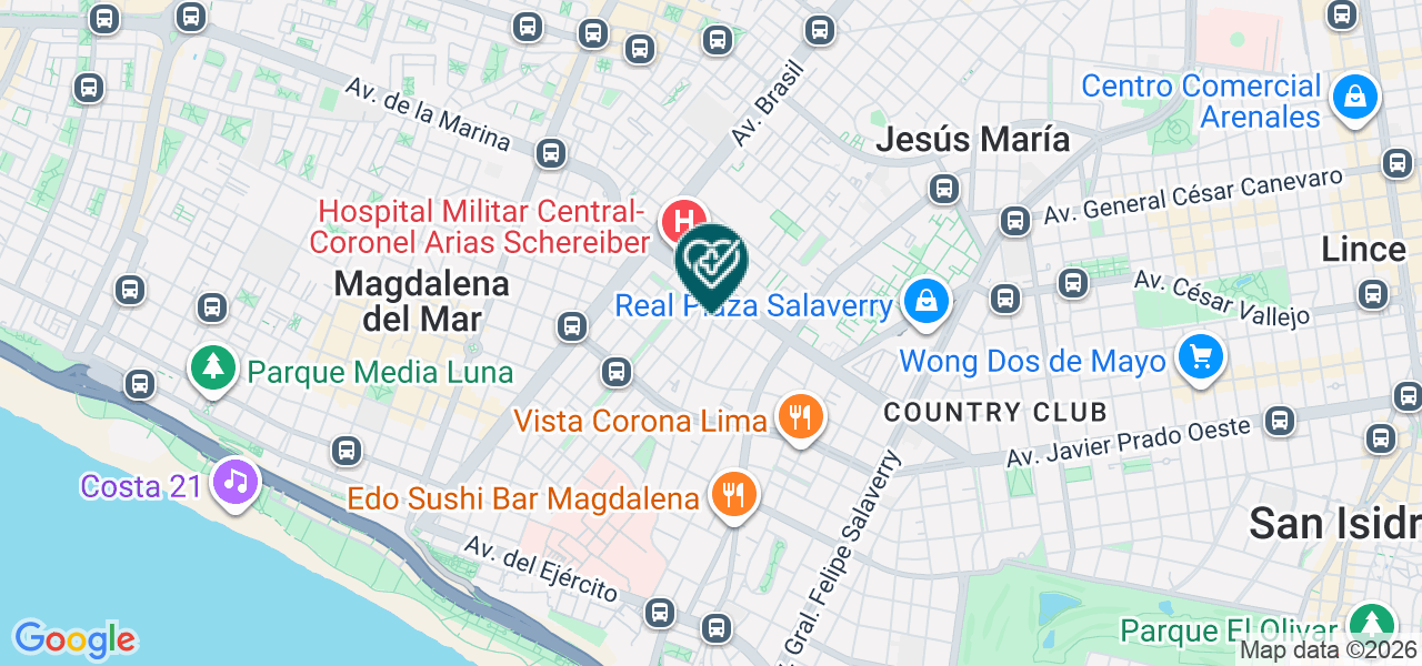 Mapa de Movimedic