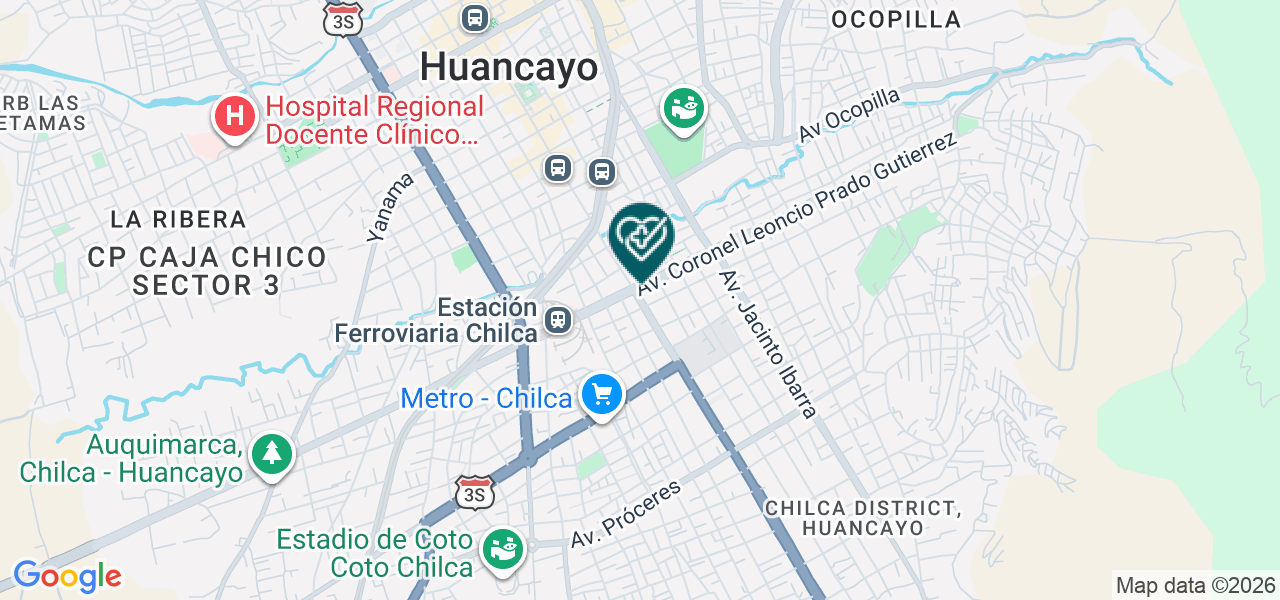 Mapa de Centro Medico San Francisco de Asis