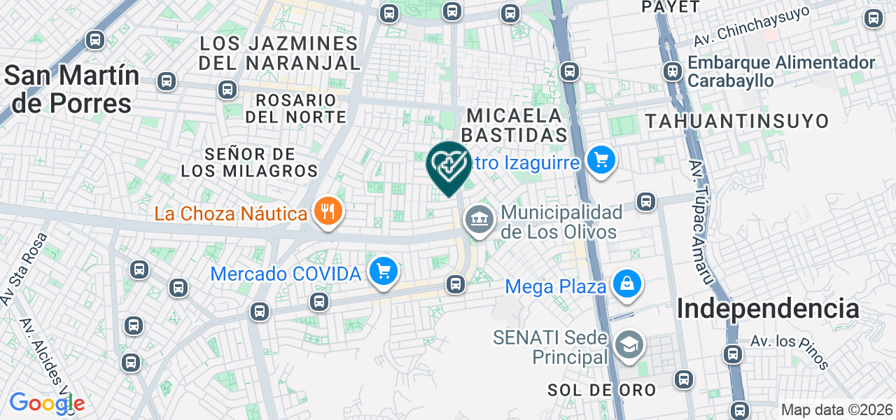 Mapa de Espinoza Sevillano Jessica Maribel