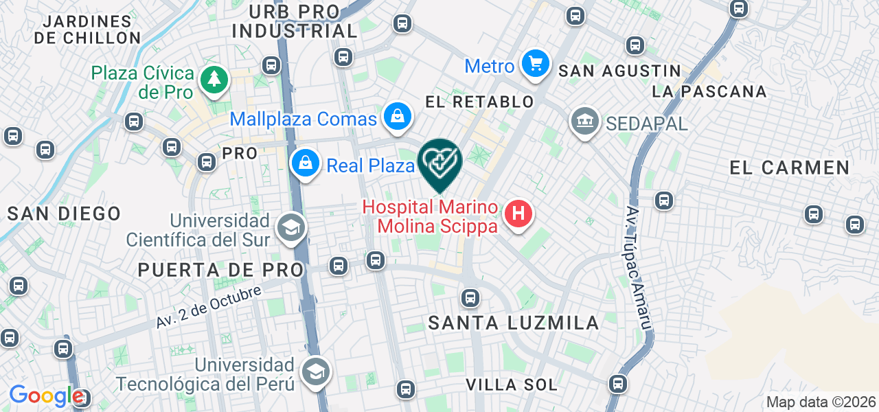 Mapa de Dental Solidario