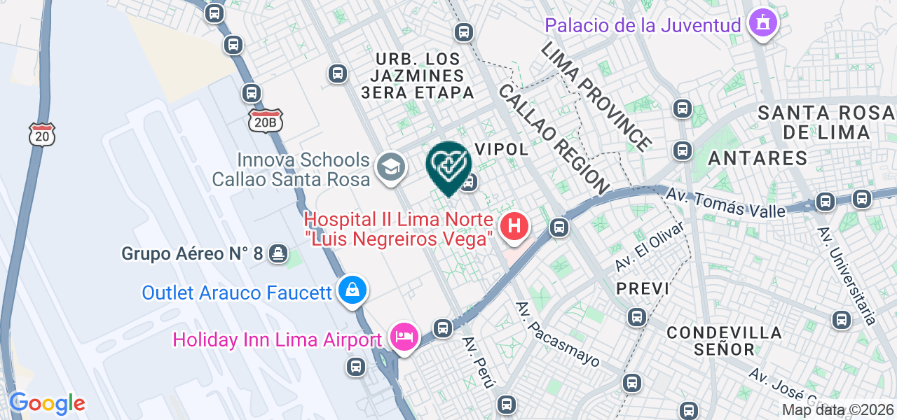 Mapa de Wwilliam Jose Cordova Chavez