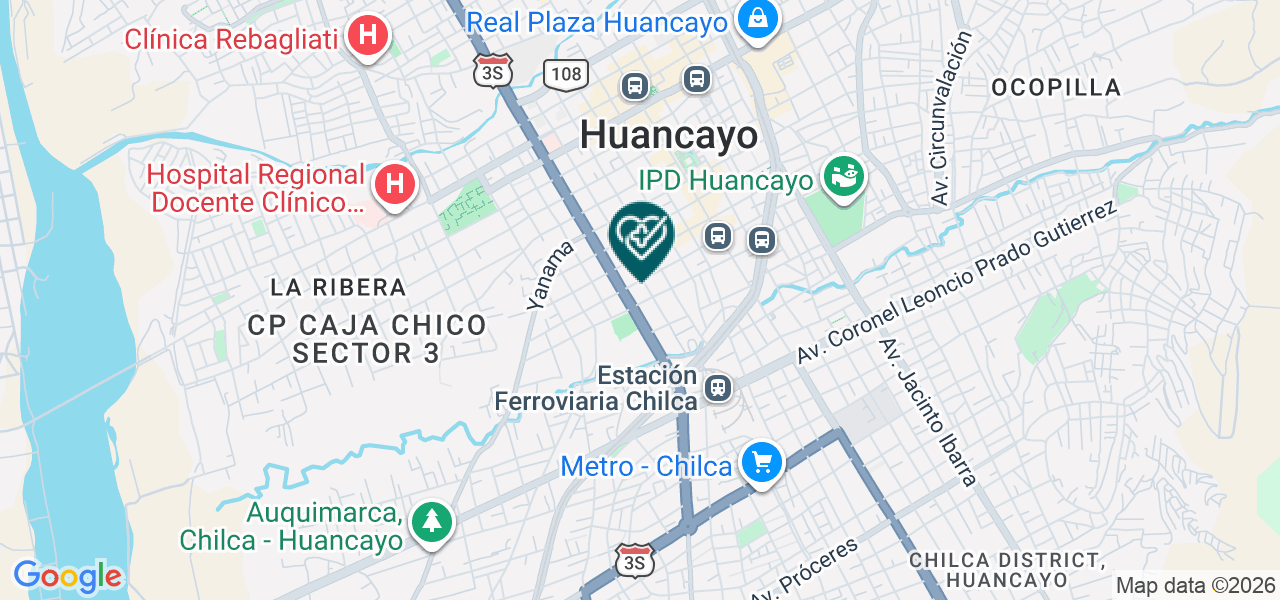 Mapa de Centro Especializado en Enfermedades Oseas y Reumaticas