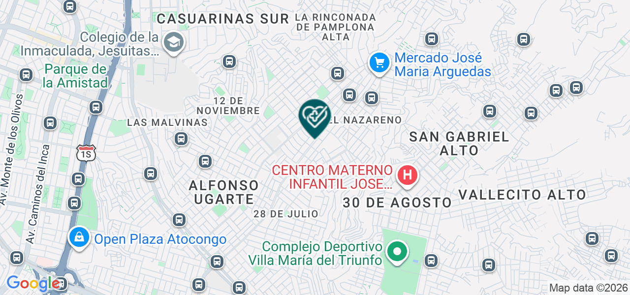 Mapa de Consultorio Odontológico "san Sebastian