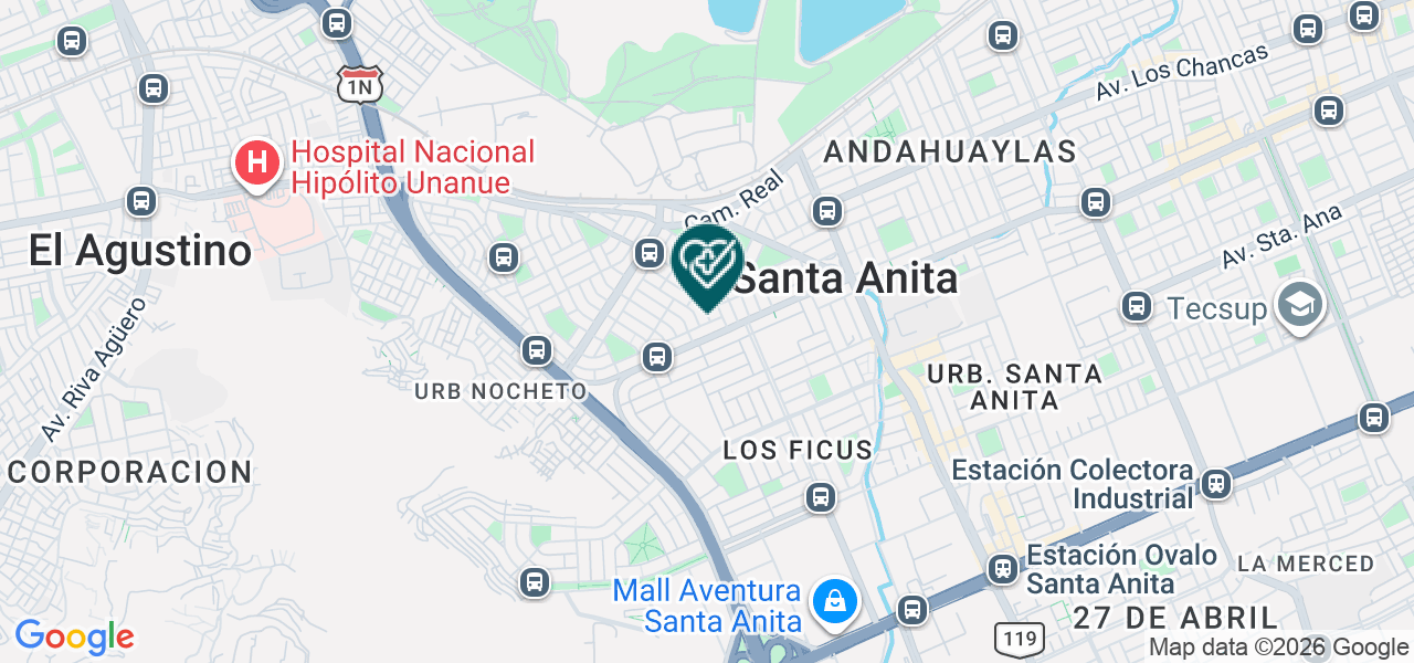 Mapa de Consultorio Medico Julio Martinez