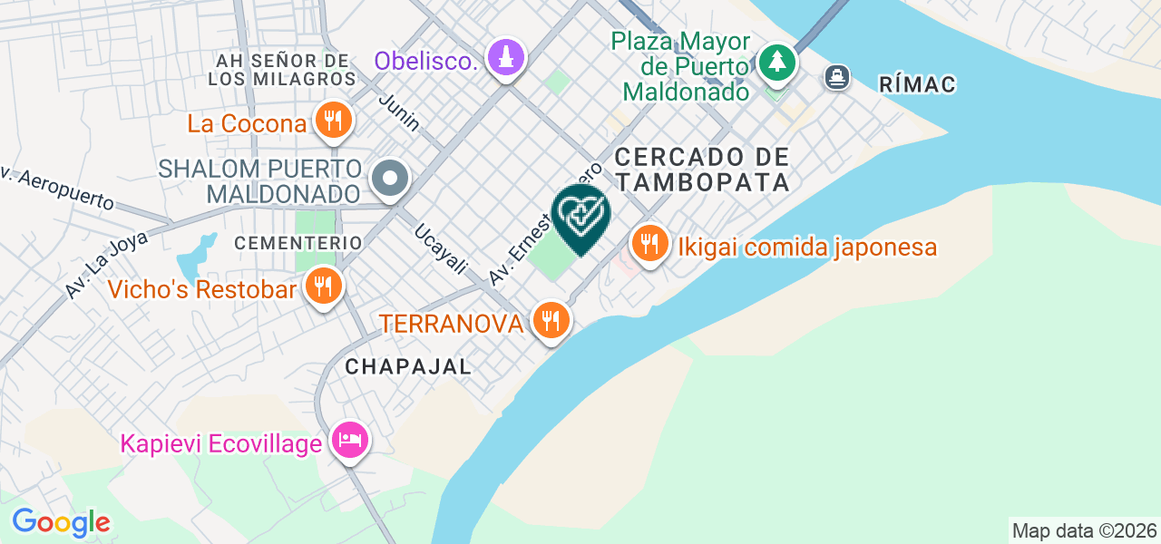 Mapa de Consultorio Dermatologico Dra. Pierina Chavez