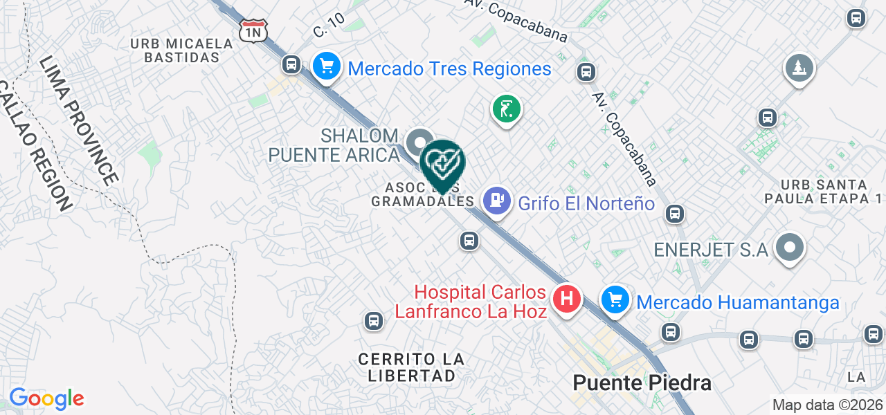 Mapa de Consultorio Psicológico