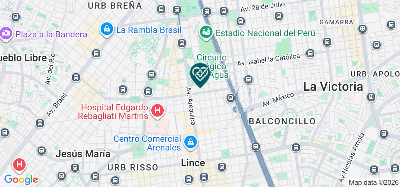 Mapa de Centro Odontologico Bogdent