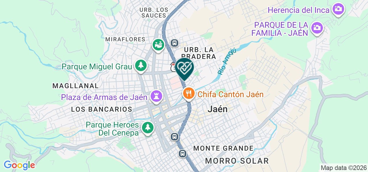 Mapa de Policlinico San Marcos