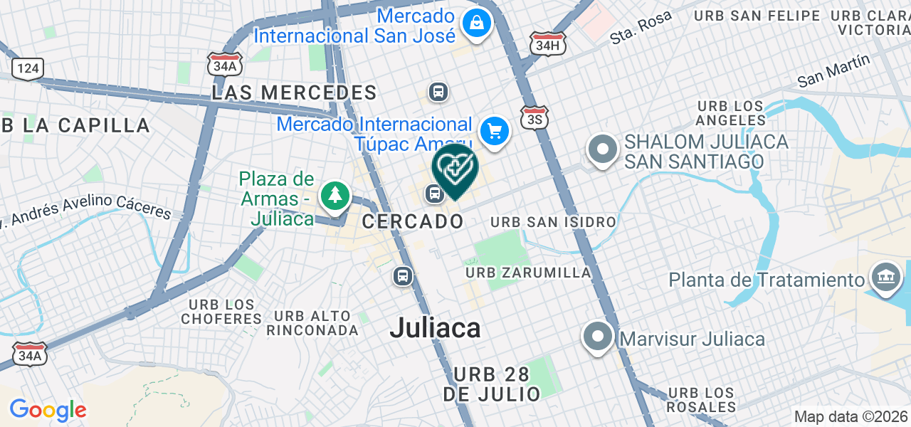 Mapa de Servimed SAC
