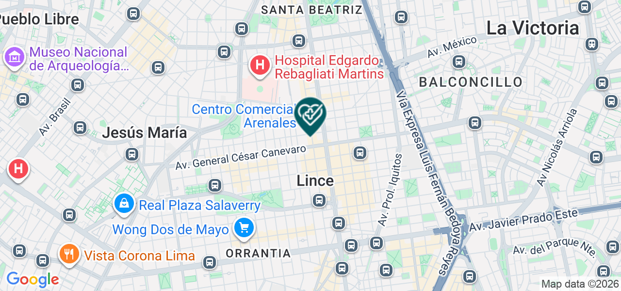 Mapa de Indigo Dental Studio