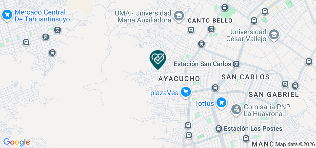 Mapa de Centro Medico Santa Elba E.I.R.L
