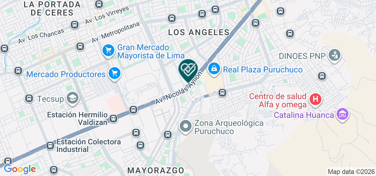 Mapa de Consultorio Dental Acevedo