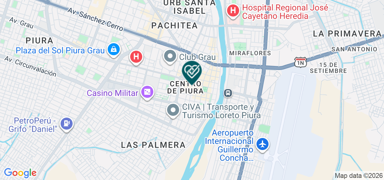 Mapa de Consultorio Dental - Abydent