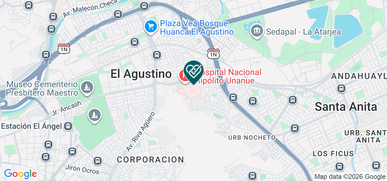 Mapa de Consultorio Medico y Toma de Muestras San Martín de Porres