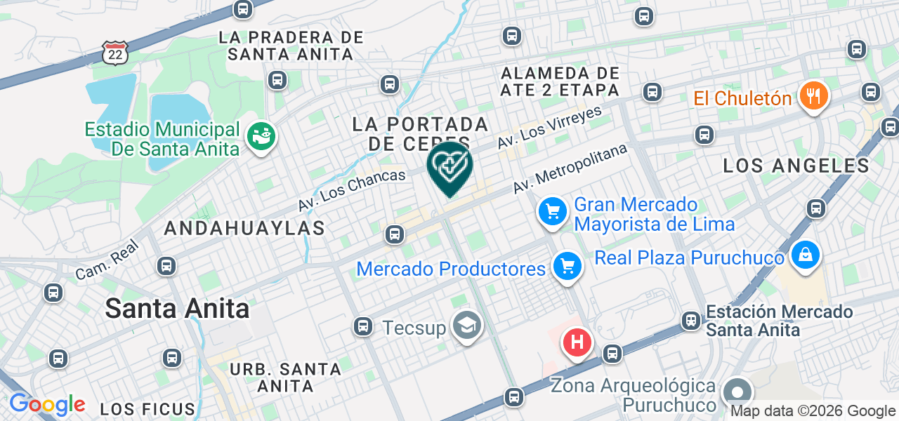 Mapa de Espromedic