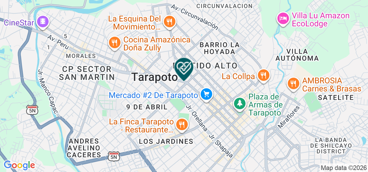 Mapa de Corporacion Gma Lents S.R.L.