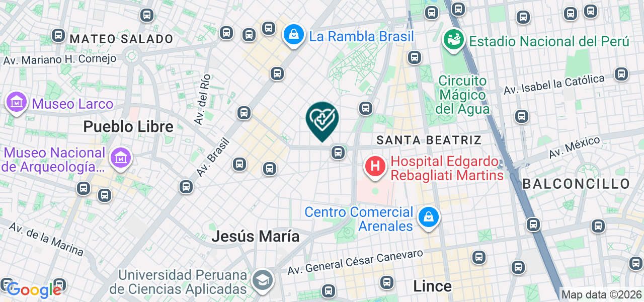 Mapa de Prevengo Salud