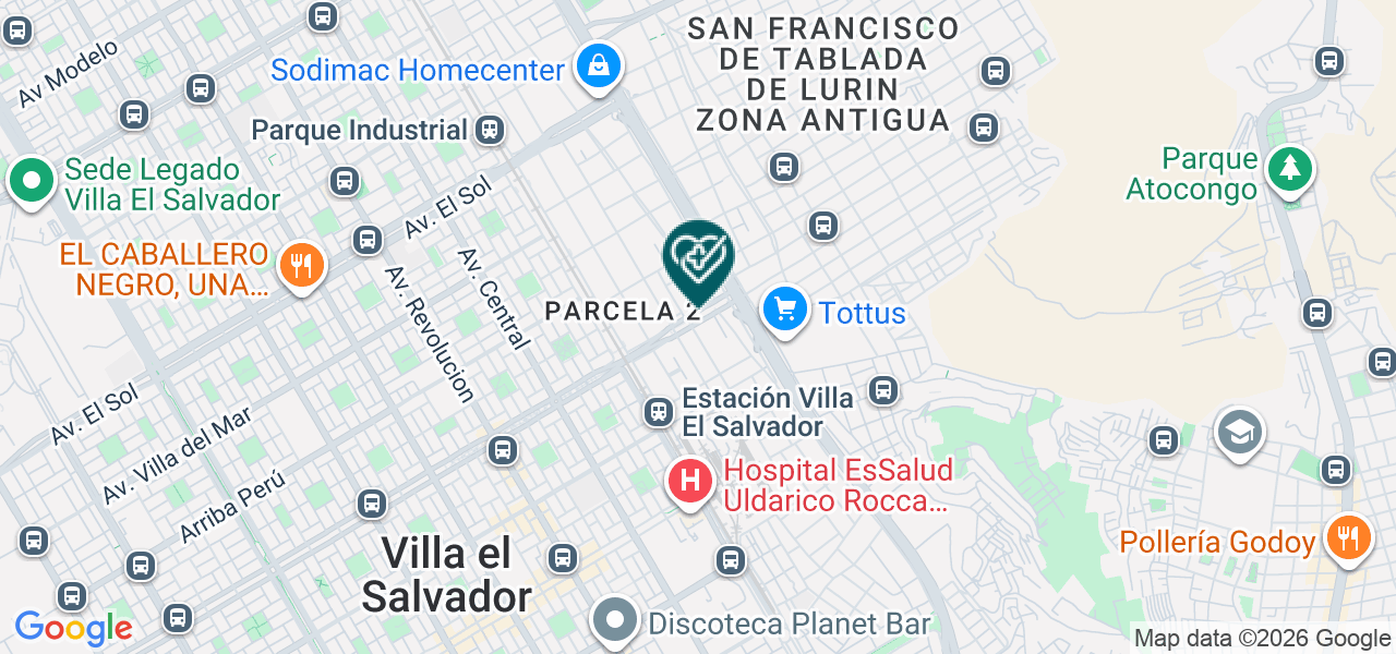 Mapa de Vacunatorio Villa Salud