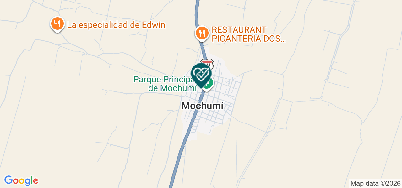Mapa de Centro Medico Jesus de Nazareth