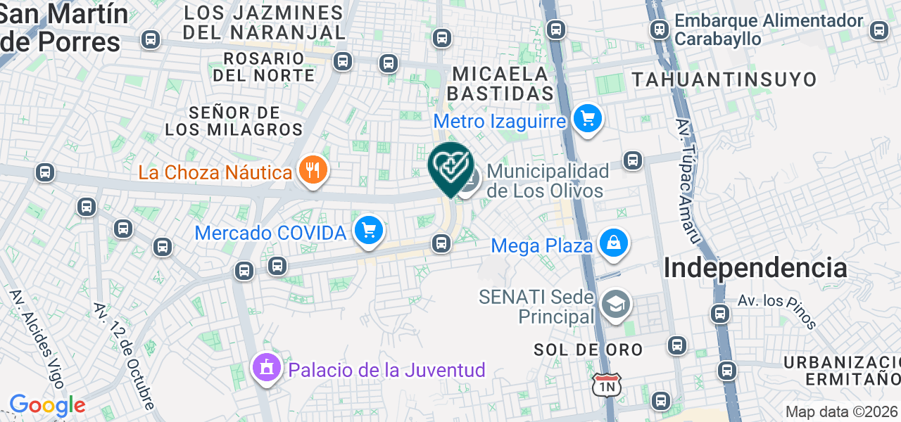 Mapa de Dental New Sthetic