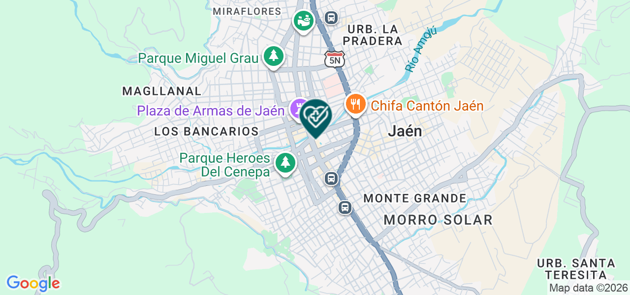 Mapa de Clinica Dental Amazonas